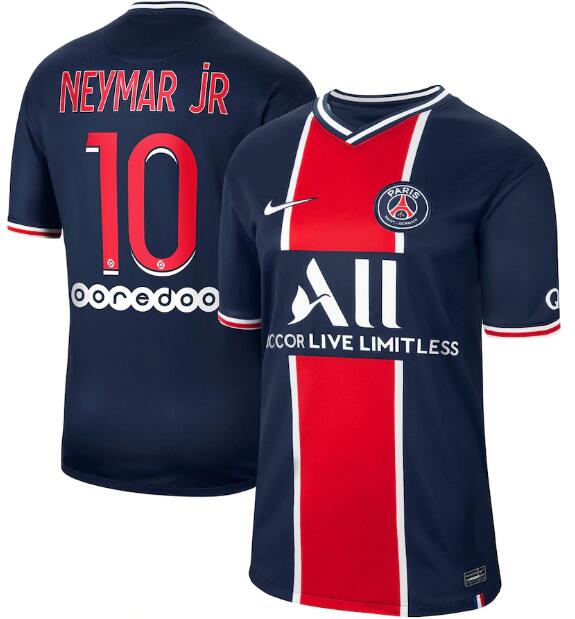 PSG Home Kit Soccer Jersey Neymar Jr 10 2020/21